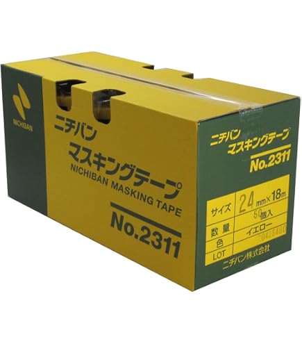 Amazon.co.jp: ニチバン No.2312 マスキングテープ(車両用) 15mm×18M
